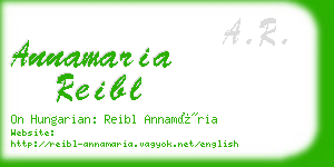 annamaria reibl business card